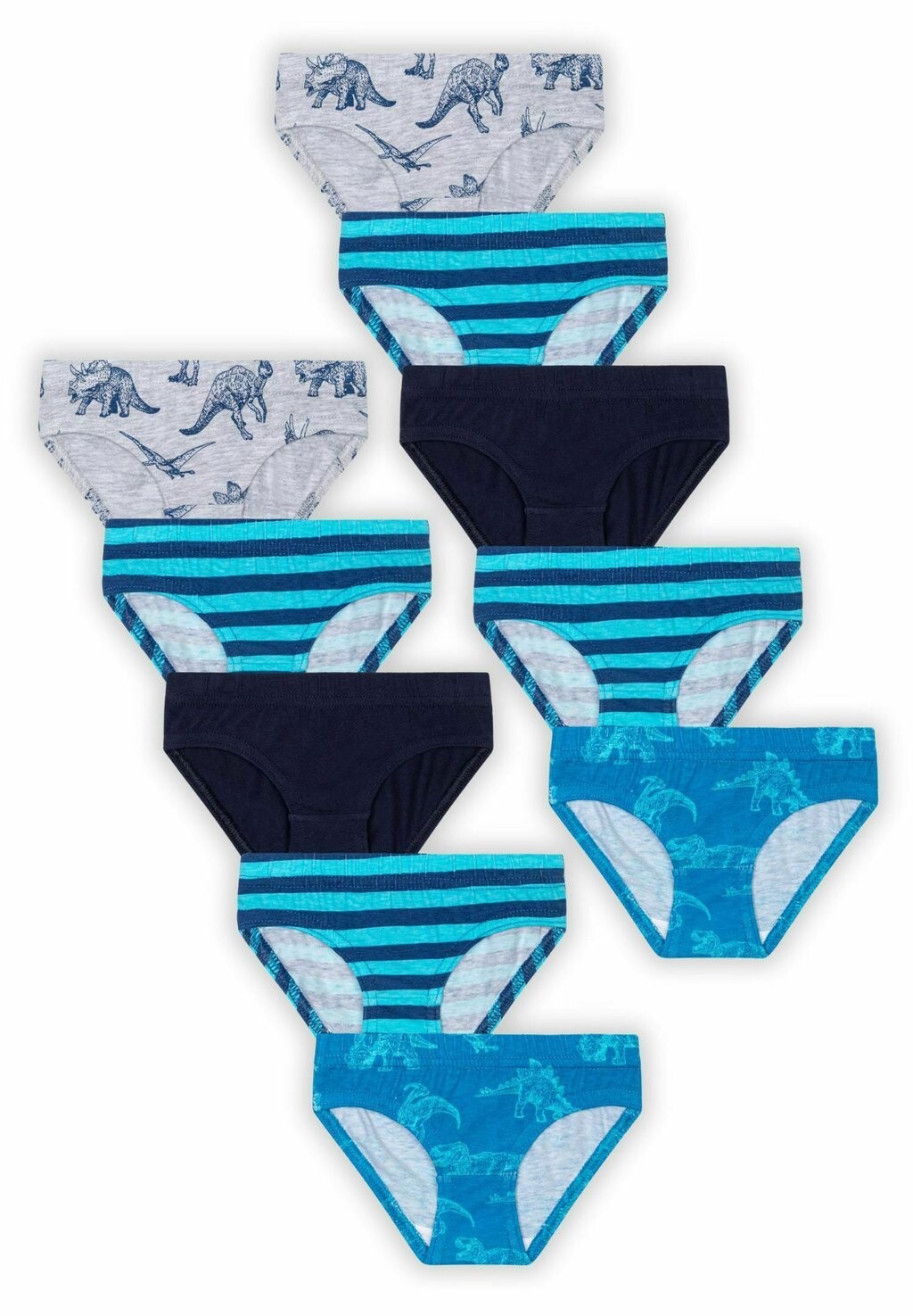 

Трусики 10 PACK MINOTI, голубовато-серый