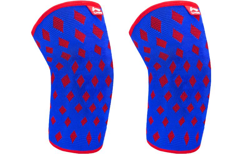 

Детские наколенники LiNing для баскетбола, футбола, велоспорта, роликовых видов спорта и танцев, сине-серые