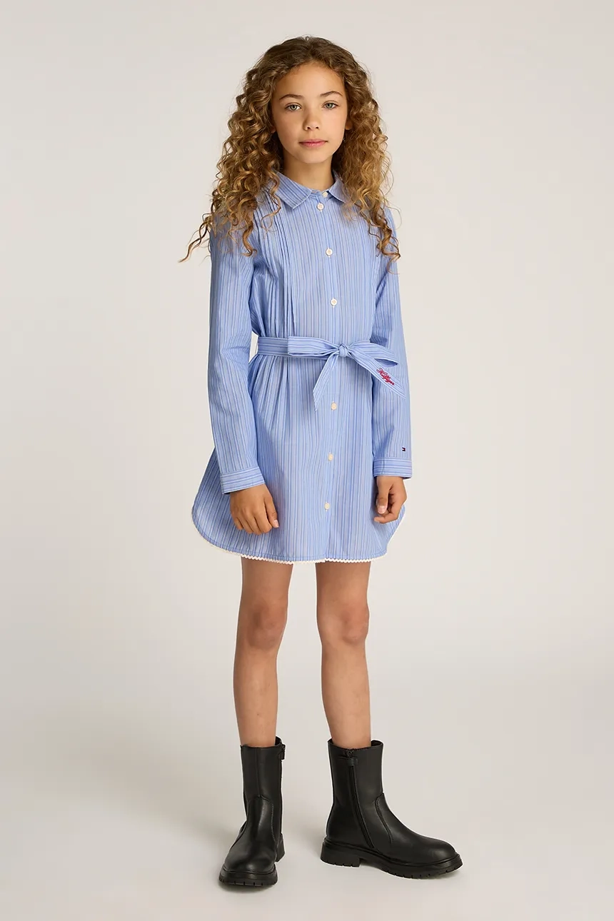 

Платье из хлопка для маленькой девочки Tommy Hilfiger, синий
