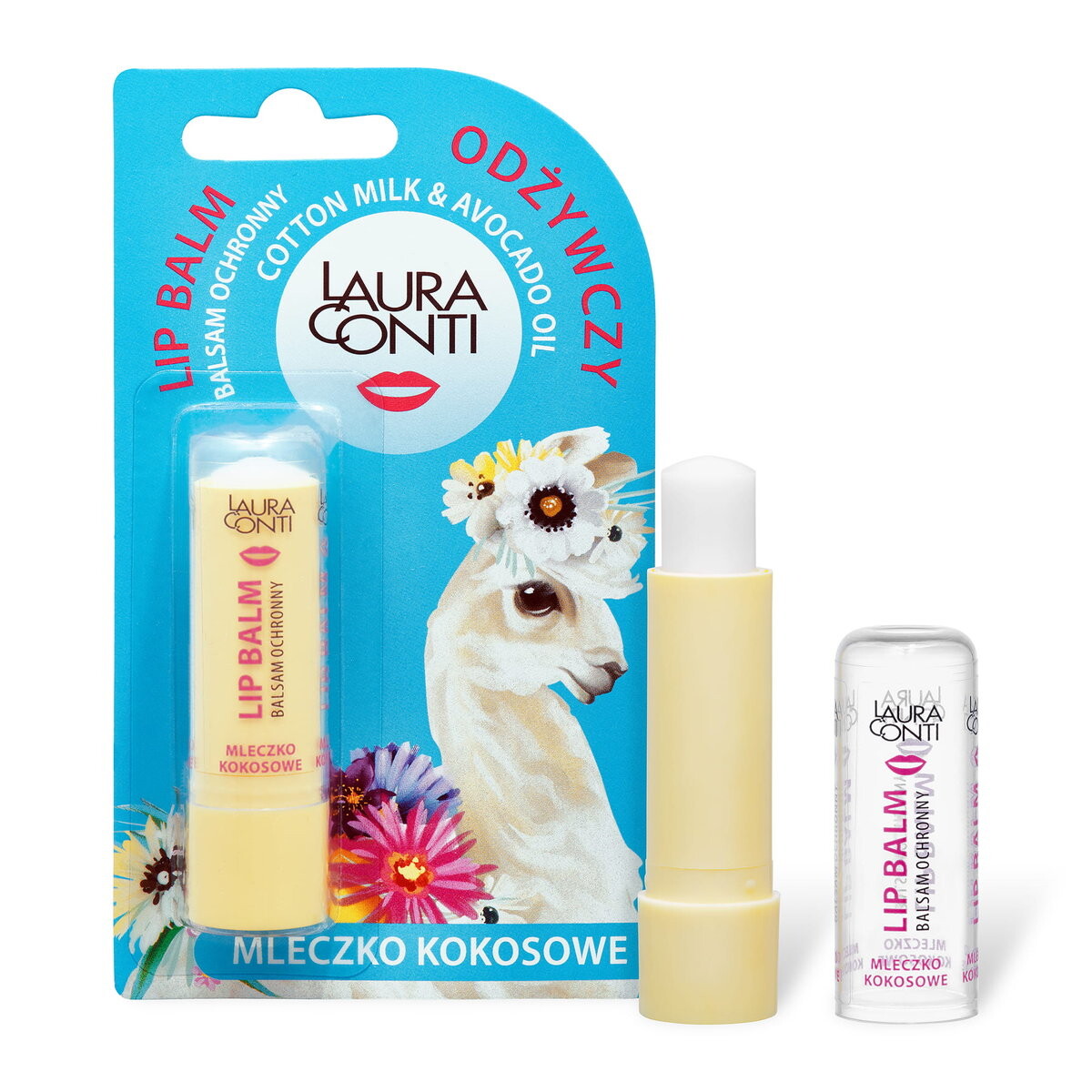 

Laura Conti, Питательный бальзам для губ, кокосовое молоко