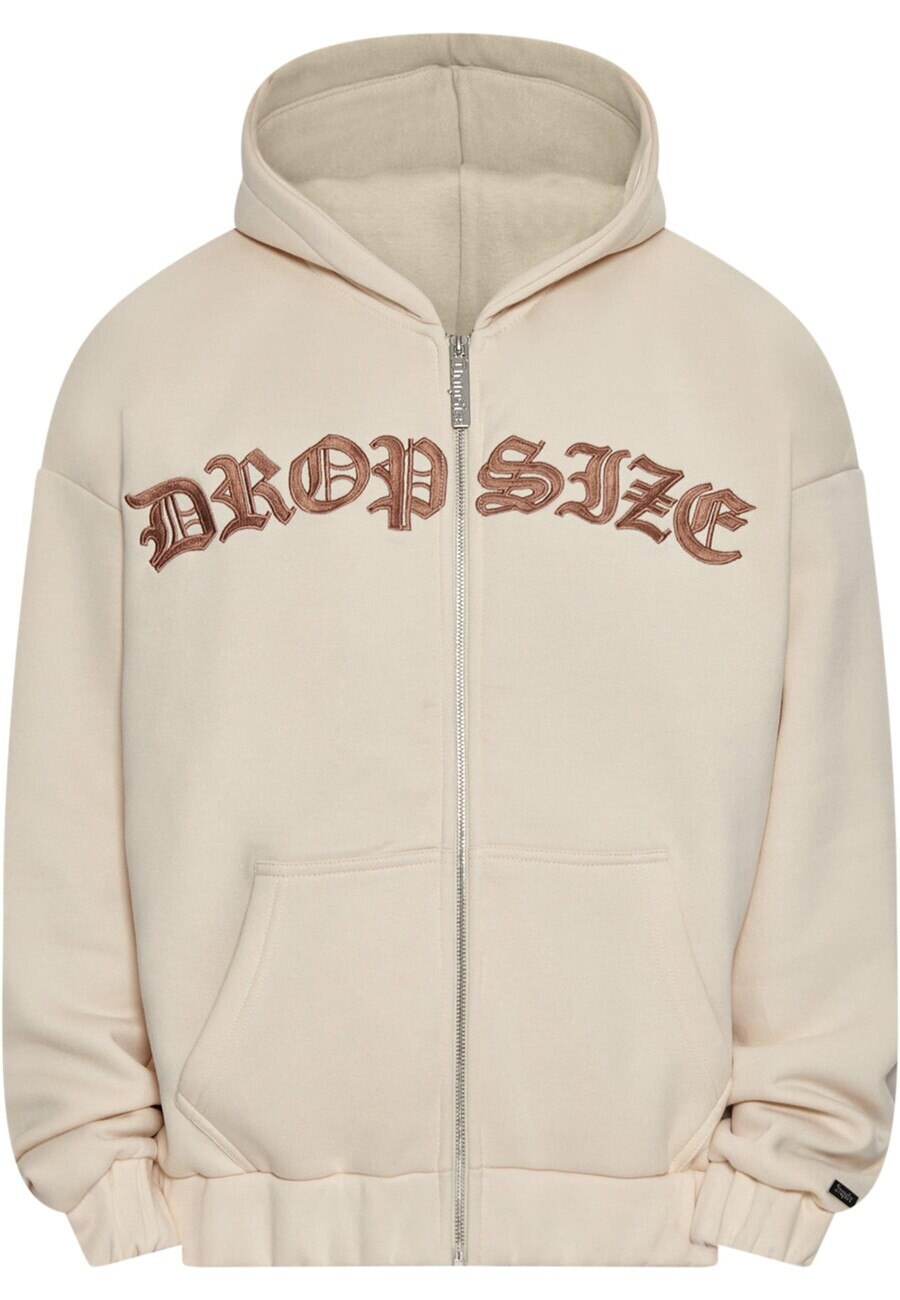 

Худи на молнии Dropsize, экрю
