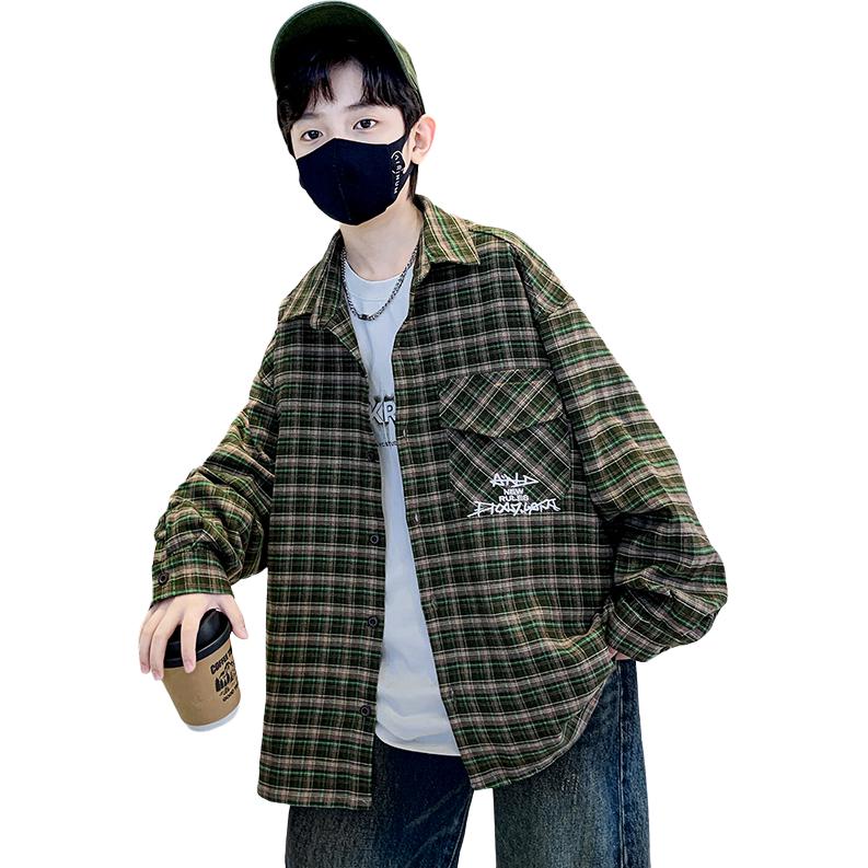 

Детская повседневная рубашка с лацканом Moderate EASTERN CAMEL, зеленый