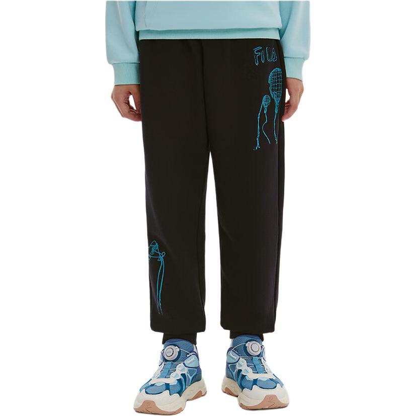 FILA KIDS Вязаные спортивные штаны Legend Blue для подростков — фото 3