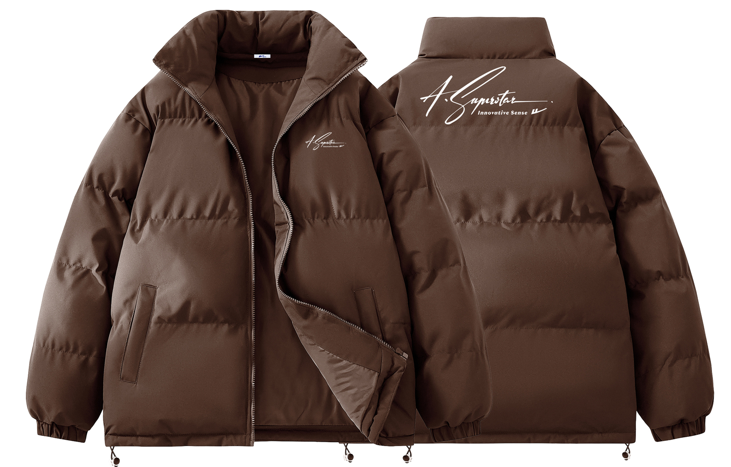 

WARRIOR Пуховик Huichao Star Cloud Collection унисекс, Coffee