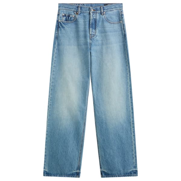 

Синие джинсы из денима Jacquemus, Blue/Tabac