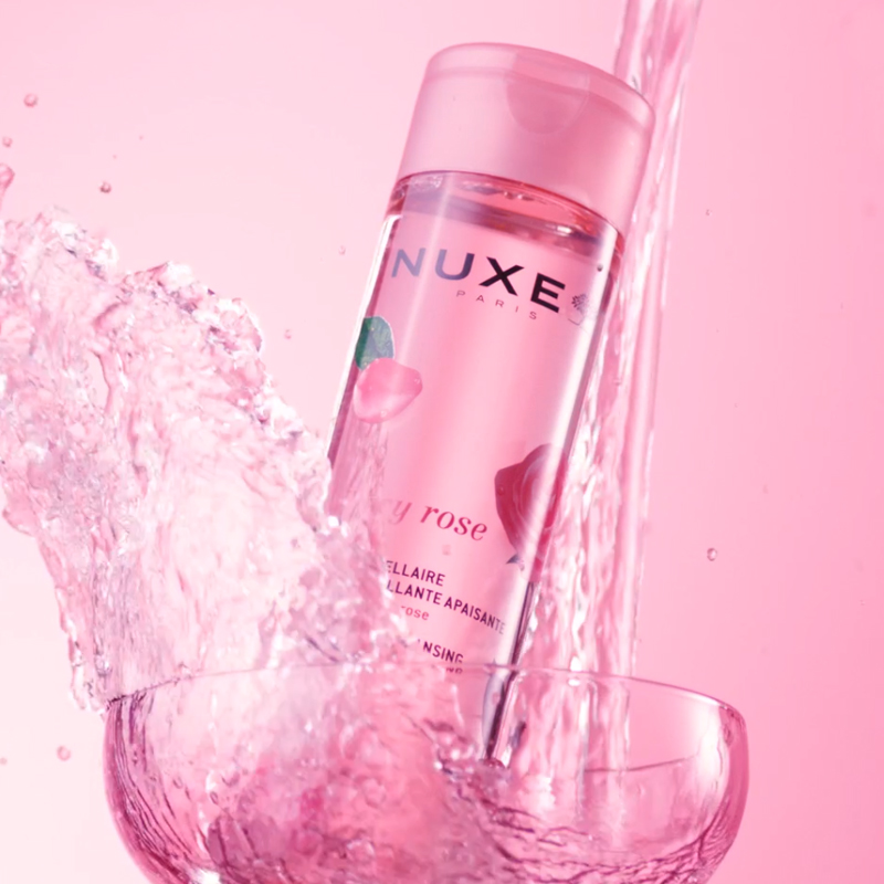 Nuxe Очищающее средство для снятия макияжа Rose Soothing, освежающее, нежное и очищающее, 100 мл/200 мл/400 мл/750 мл — фото 2