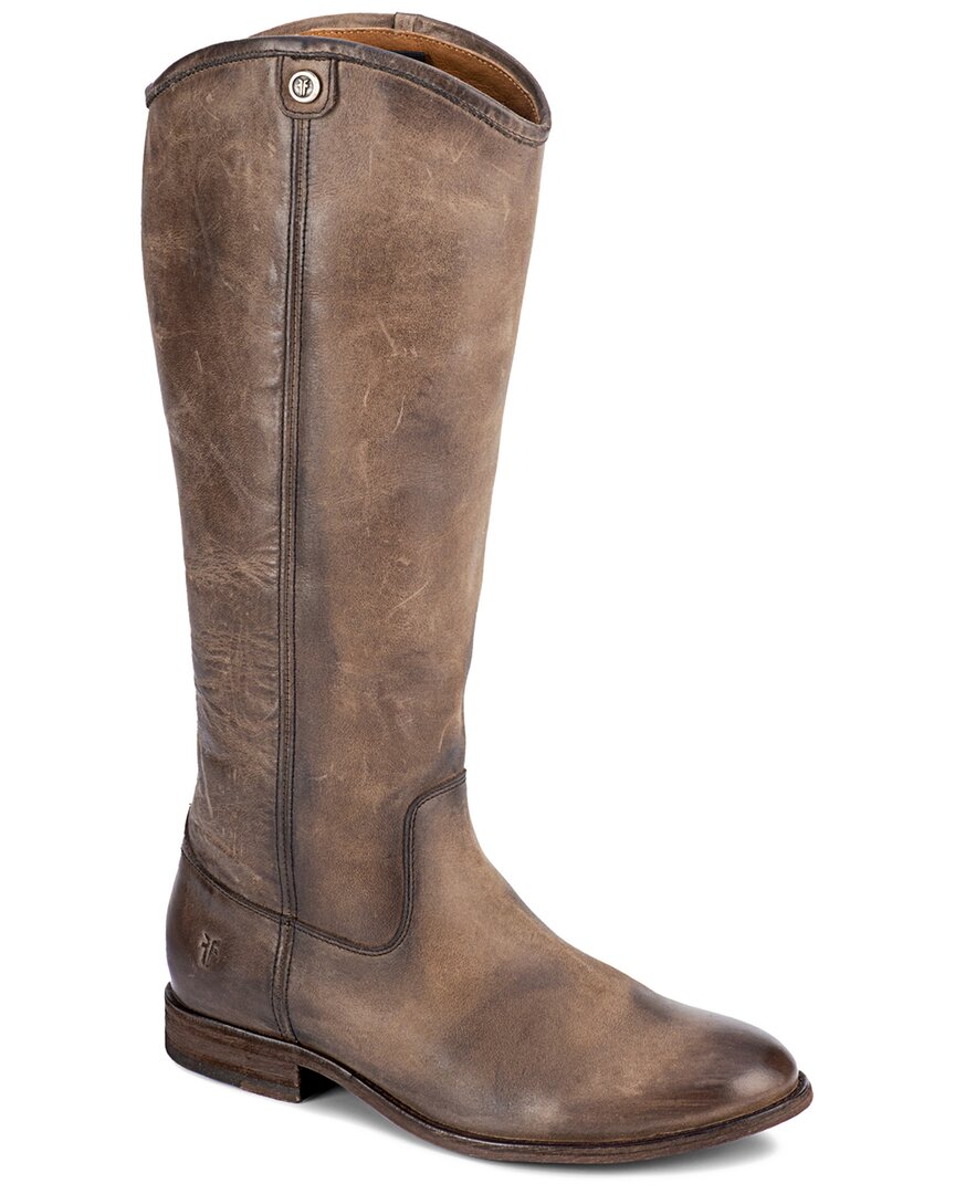 Кожаные ботинки Frye Melissa, серый