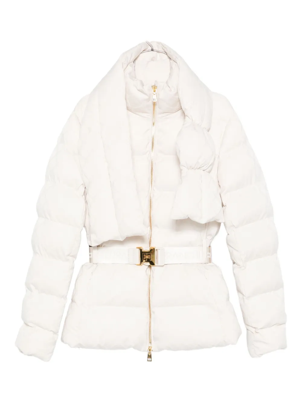 

Куртка с поясом Elisabetta Franchi, белый