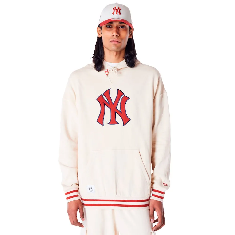 

Худи New Era MLB Rib Infill New York Yankees, бежевый