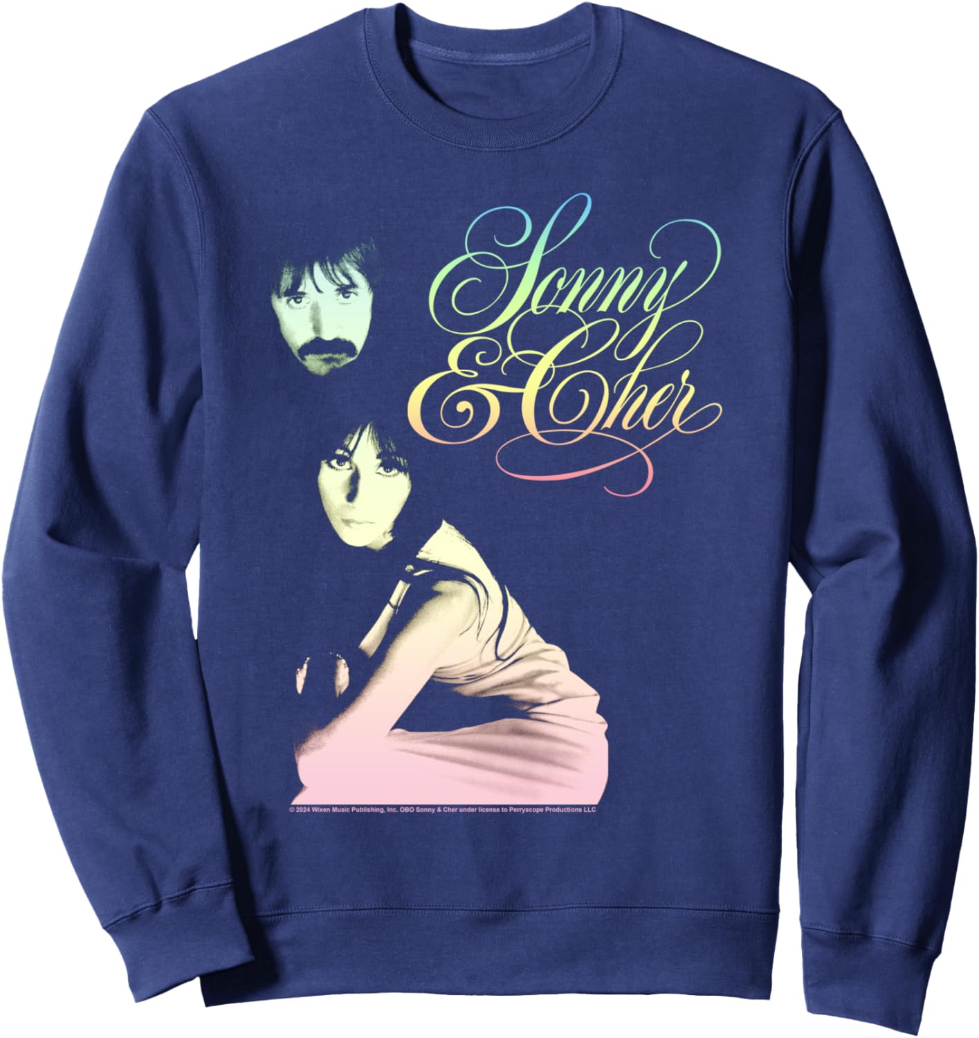 

Толстовка Сонни и Шер вдвоем Popfunk, темно-синий