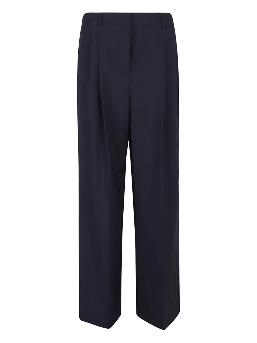 

Брюки с защипами Weekend Max Mara, синий