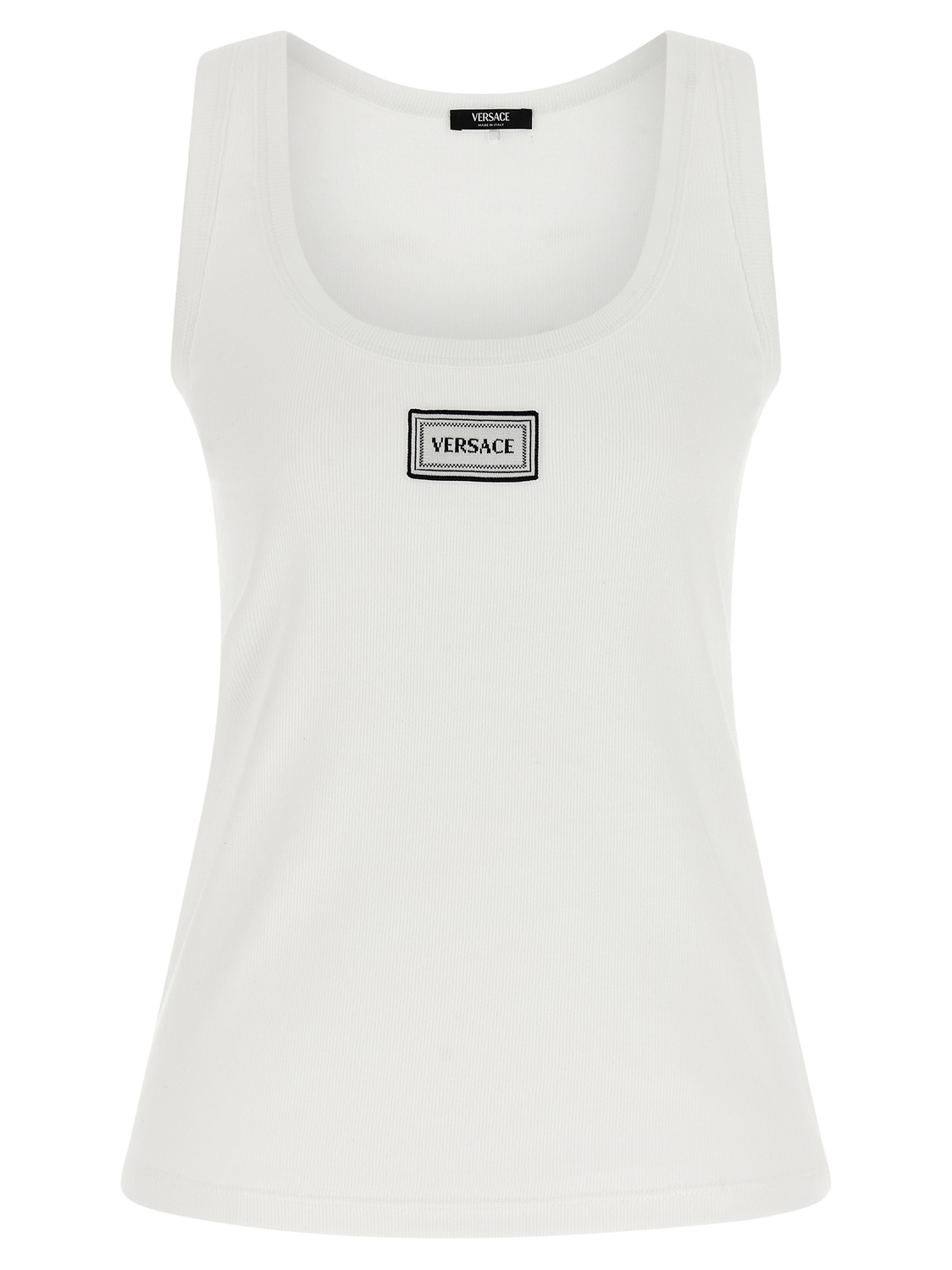 

Топ с логотипом VERSACE, белый