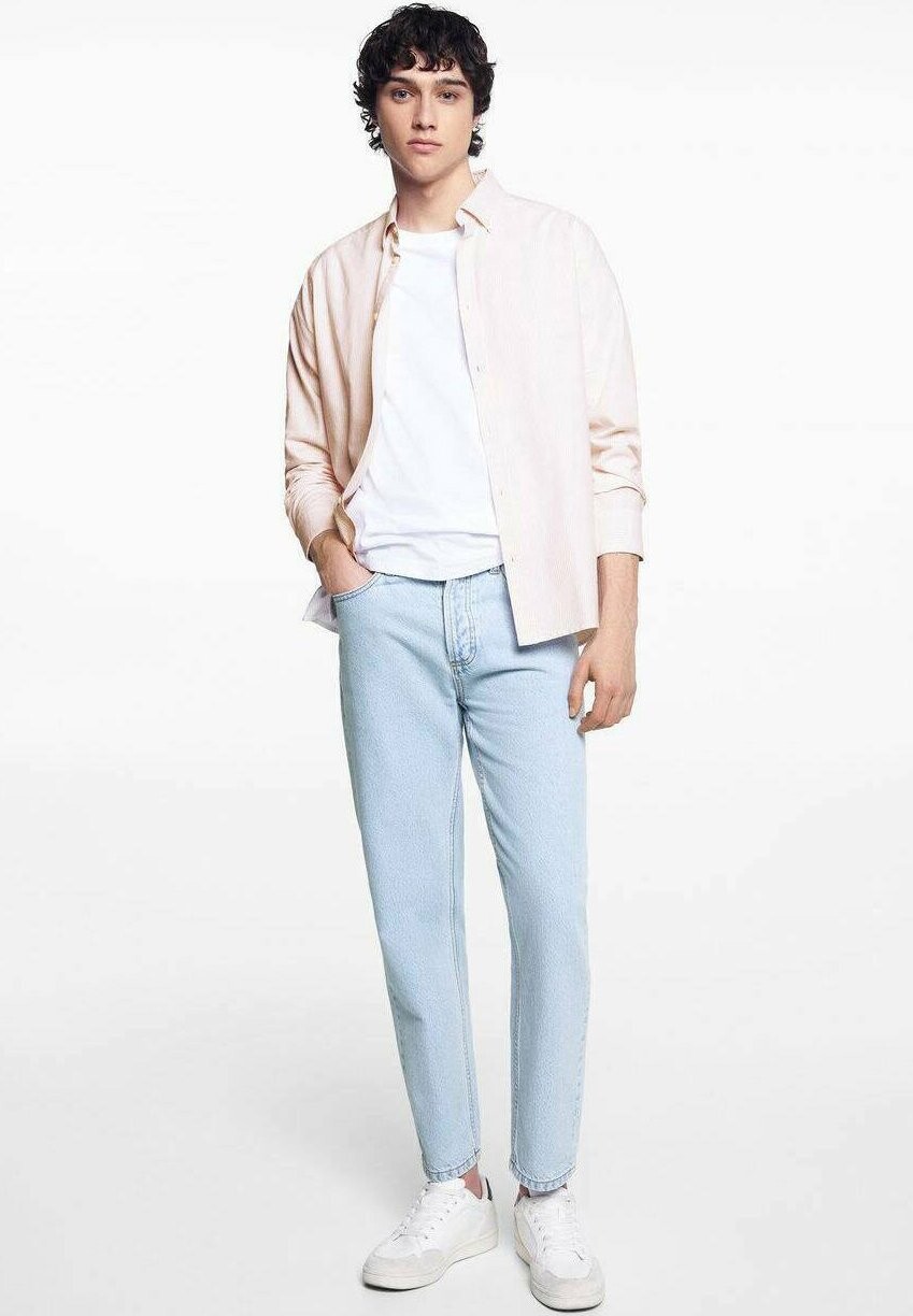 

Рубашка OXFORDP Mango Kids, цвет pink