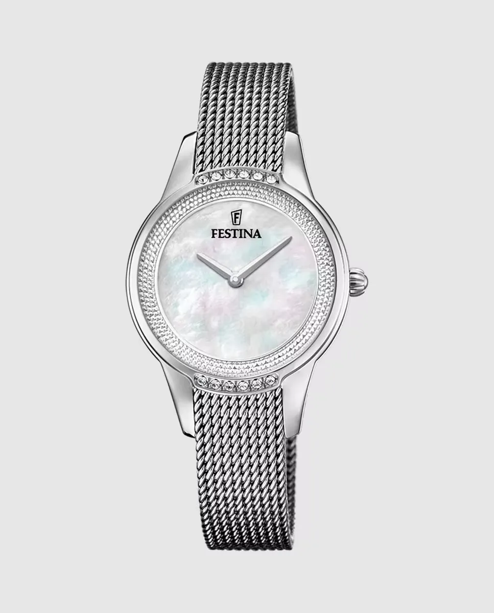 

F20494/4 Женские часы Mademoiselle из серебристой стали Festina, серебряный