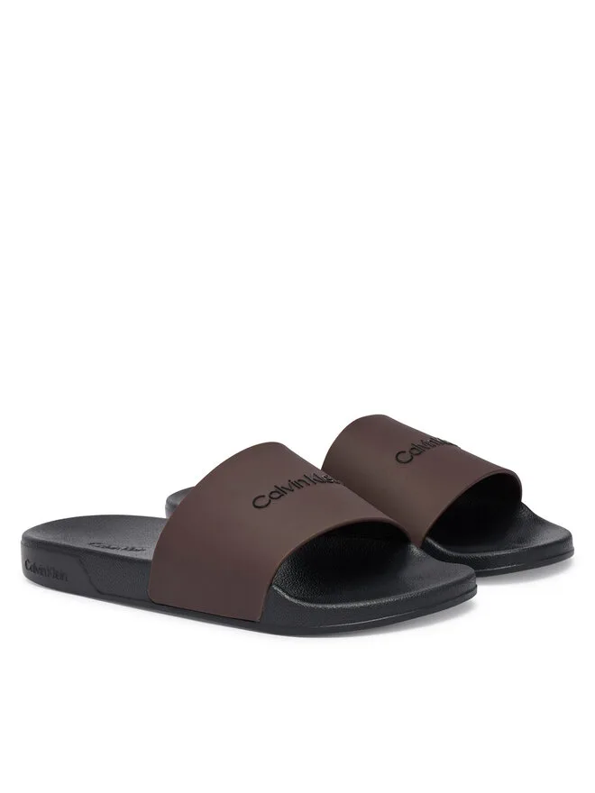 Calvin Klein Мюли Ess Slide Monobrand Cv HM0HM02107 коричневый — фото 2