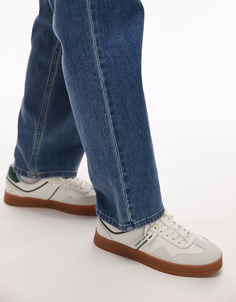 

Кроссовки Tommy Jeans Greenwich белого и синего цвета