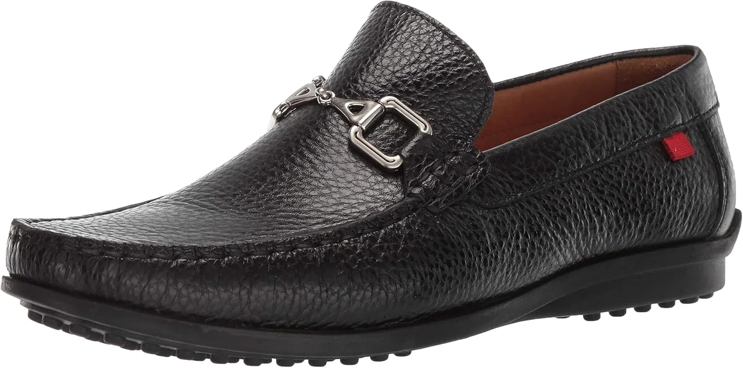 Лоферы из натуральной кожи Marc Joseph, Black Grainy Marc Joseph New York