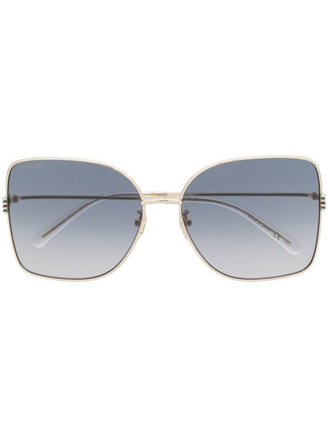 

Gucci Eyewear солнцезащитные очки с эффектом градиента, золотистый