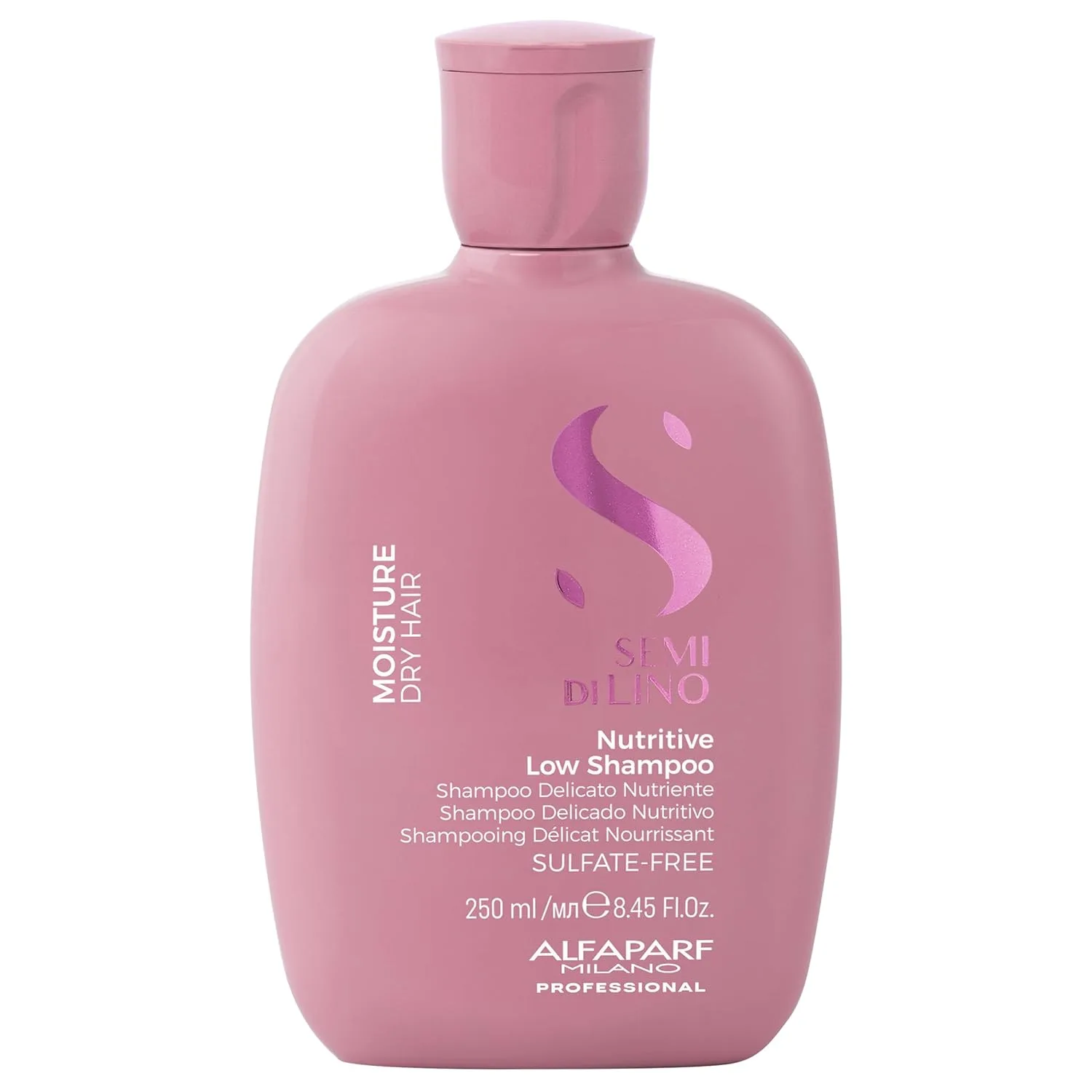 Набор шампуня и несмываемого кондиционера Alfaparf Milano Semi di Lino Moisture с сывороткой Cristalli Liquidi (50 мл) для сухих волос — фото 2