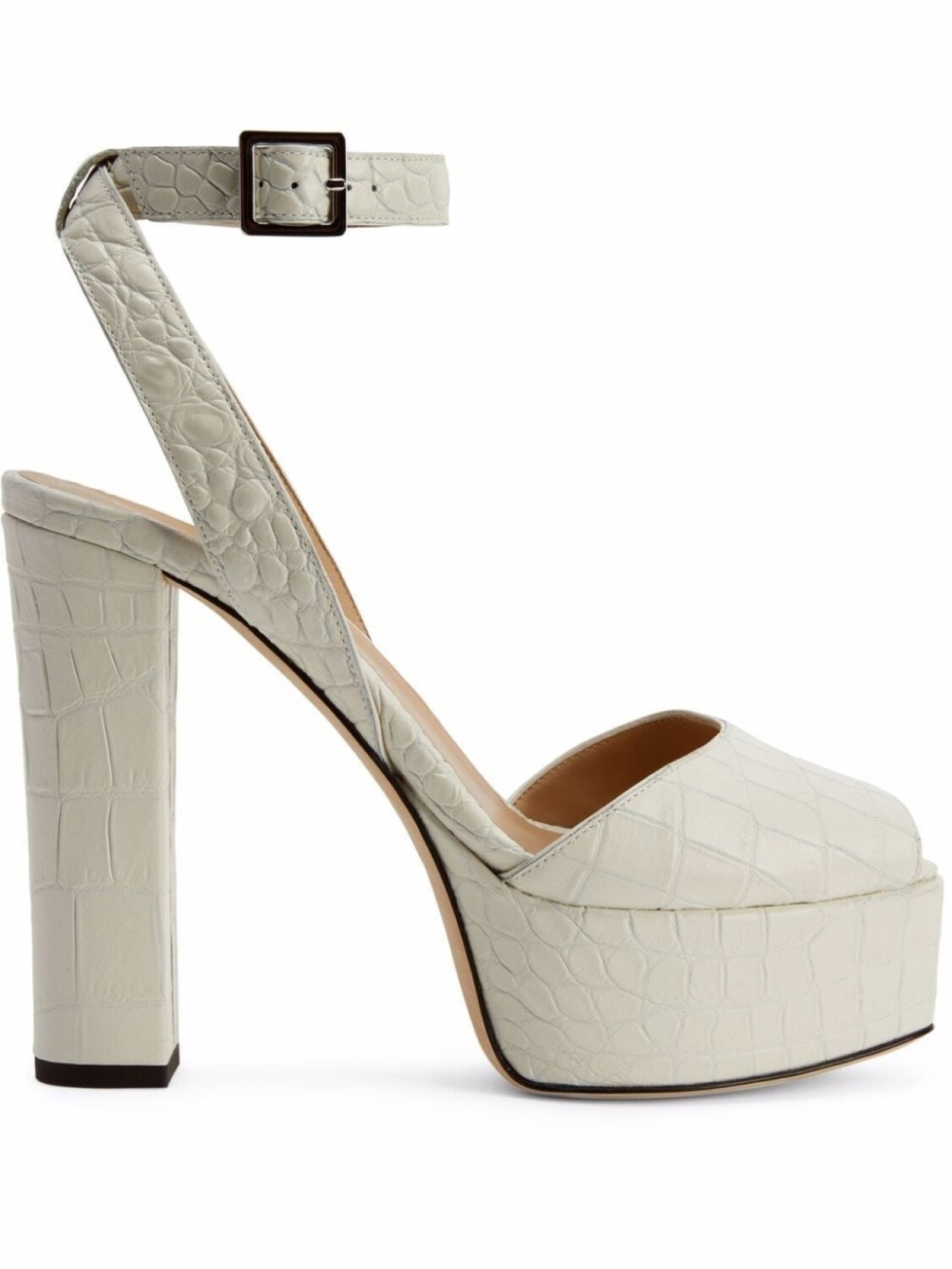 

Giuseppe Zanotti босоножки Betty на платформе, нейтральный цвет