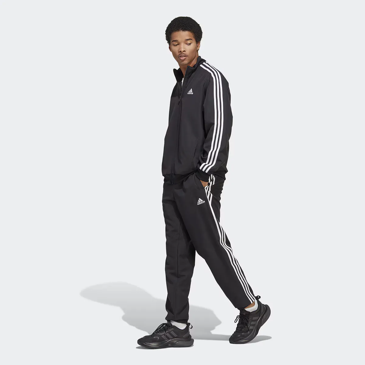 

Мужской спортивный костюм Adidas 3S WV TT, чёрный