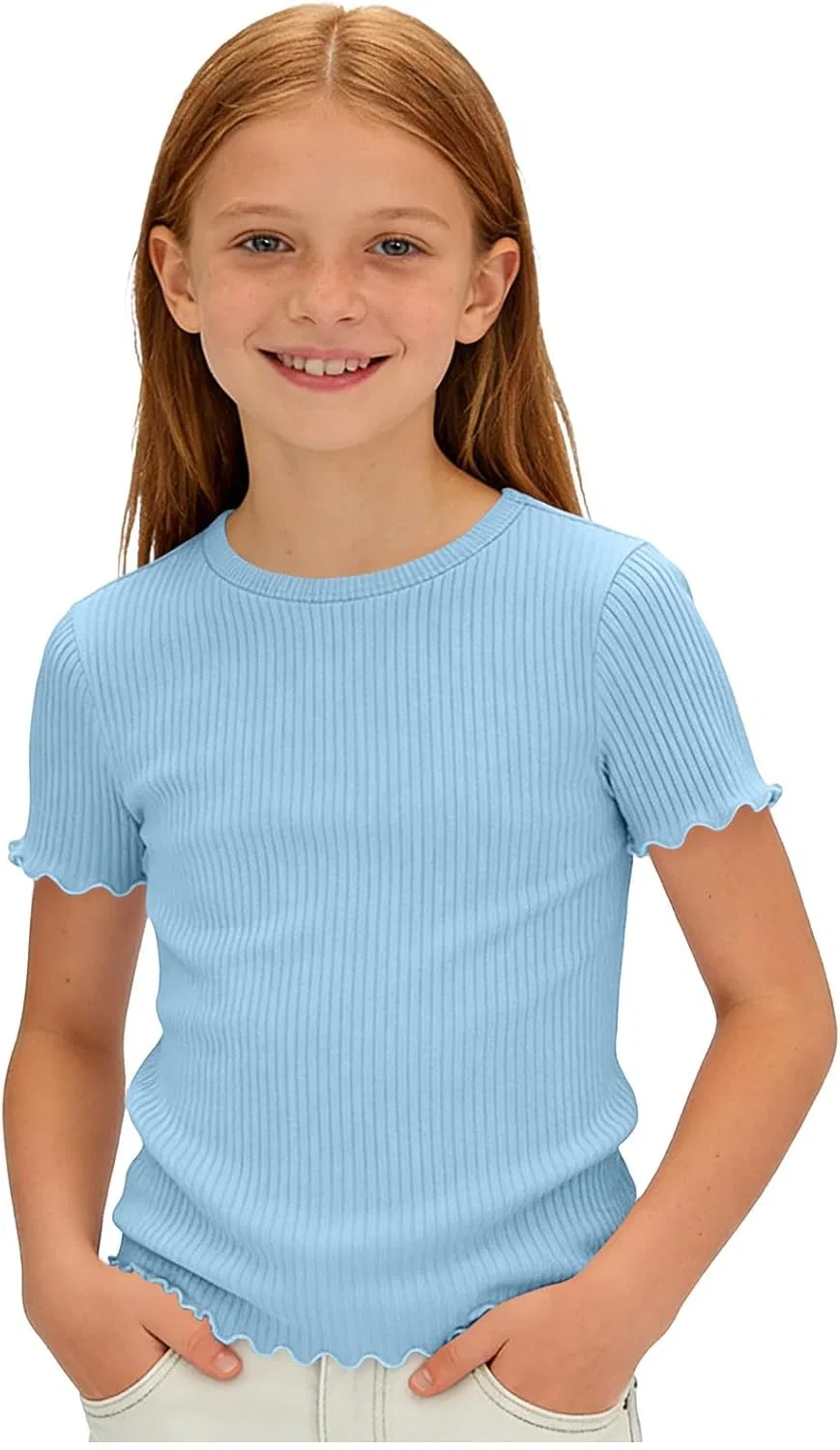 Детская футболка с коротким рукавом, хлопок, Whimsyria, 01 Blue