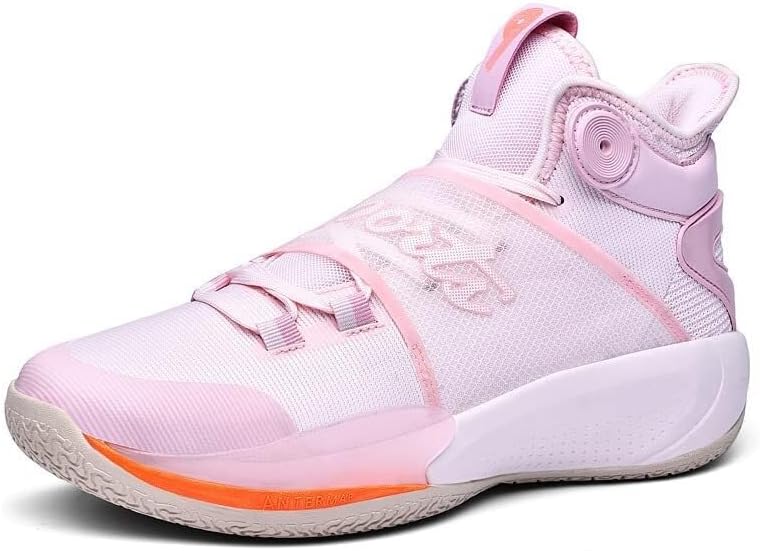 

Унисекс баскетбольные кроссовки, дышащие, легкие, с антискользящей и износостойкой подошвой, для спортивных тренировок и прогулок Generic, розовый