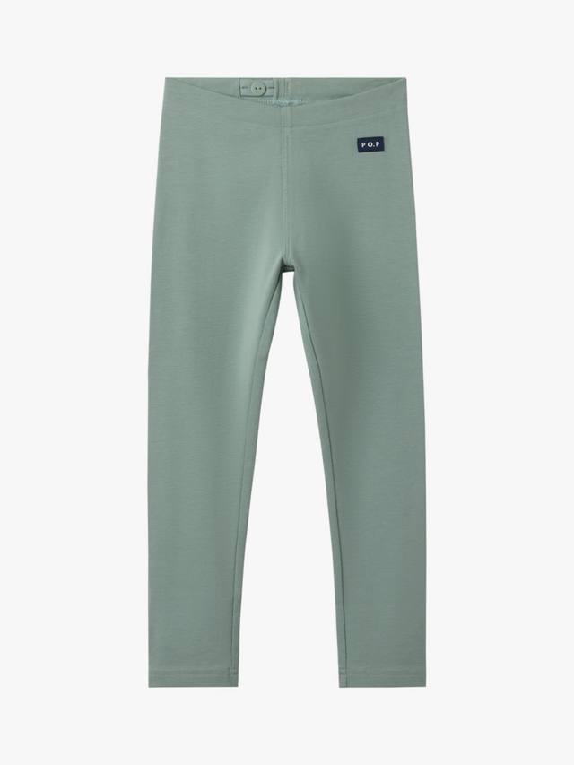 

Детские однотонные леггинсы Polarn O. Pyret, Green