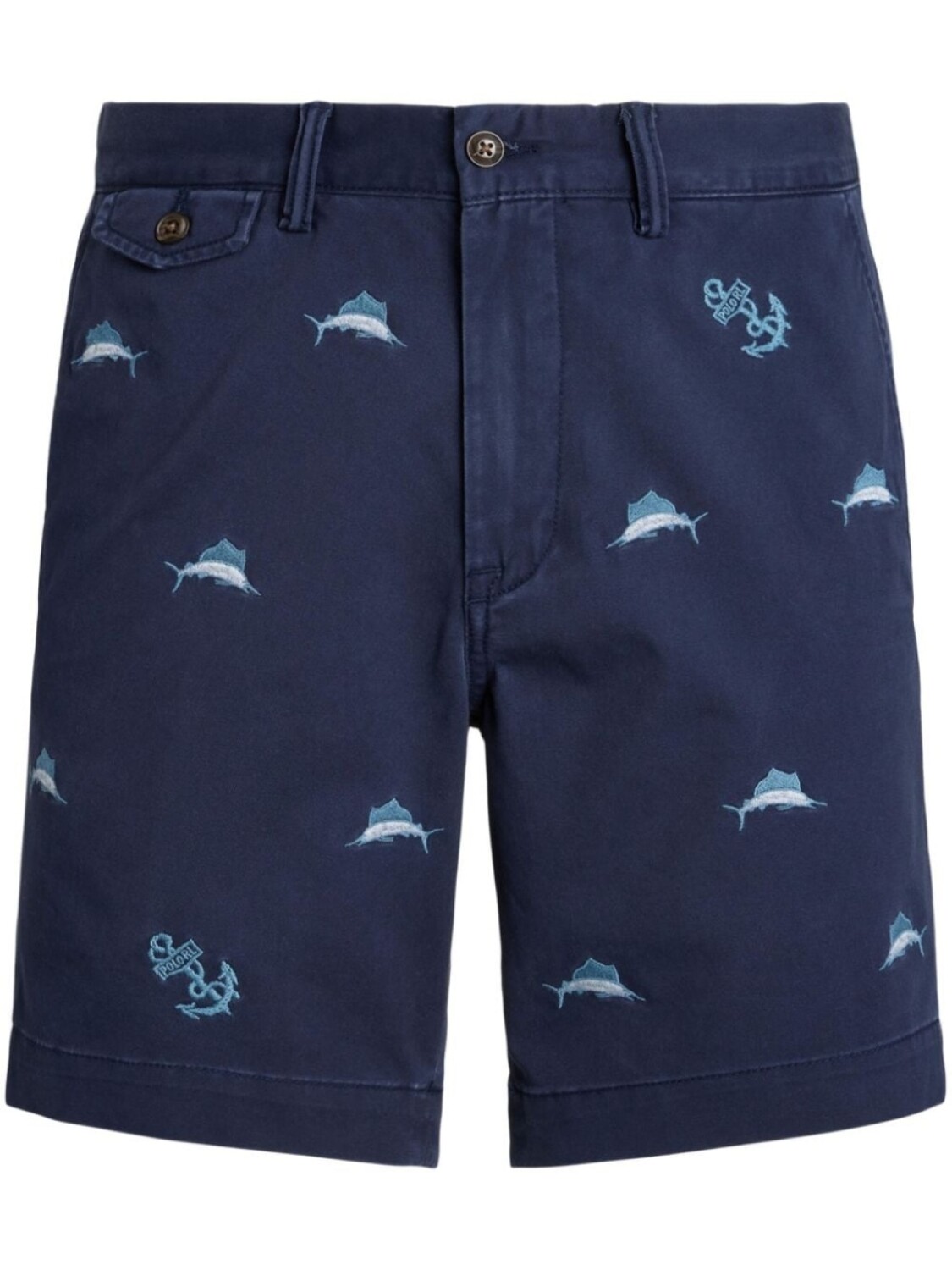 

Polo Ralph Lauren шорты чинос с вышивкой, синий
