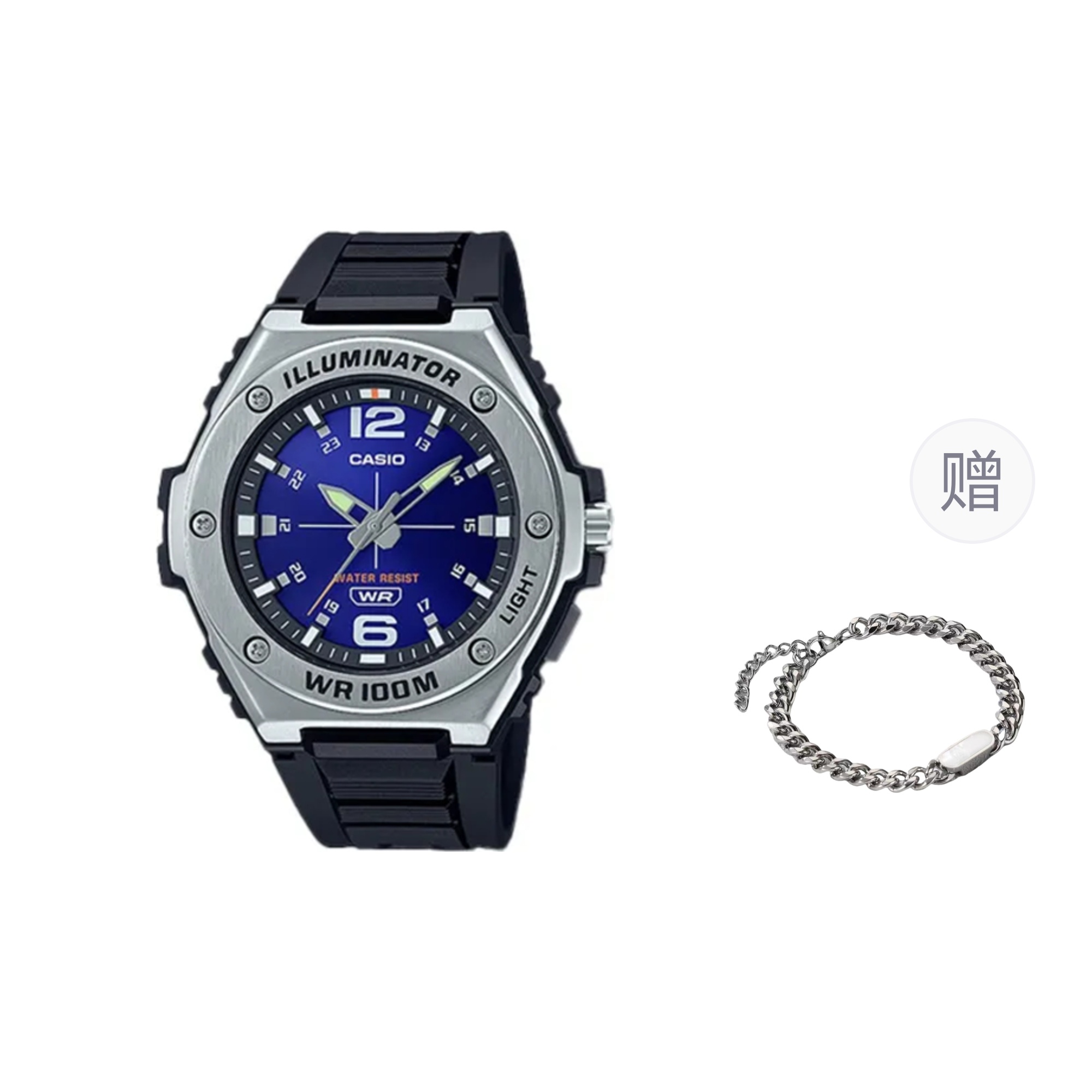 

CASIO Часы Men Blue Watch, Amber