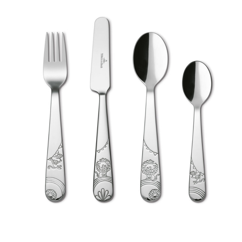 

Набор детских столовых приборов Roar Like A Lion, 4 предмета Villeroy & Boch, серебро