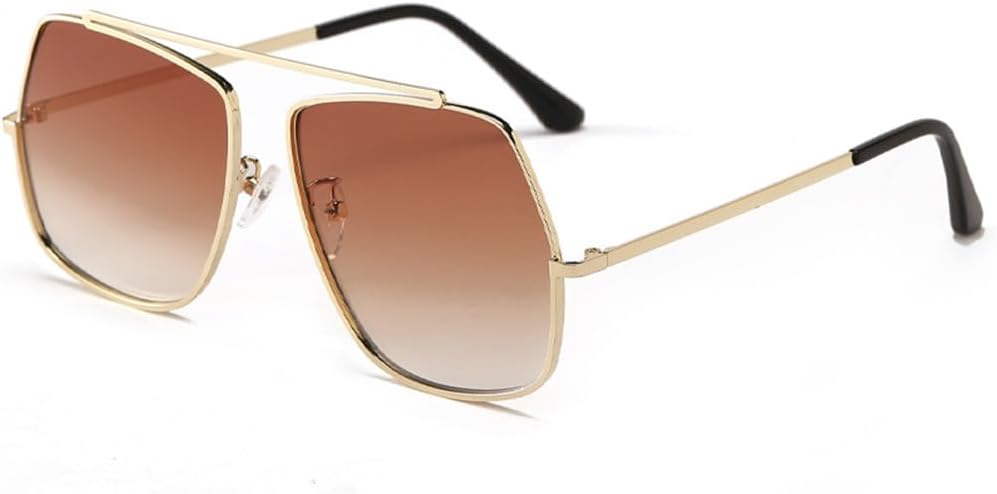 

Мужские солнцезащитные очки с металлическим ограненным многоугольником, женские солнцезащитные очки из сплава с градиентным затемнением и защитой от УФ-излучения UV400 generic, 3