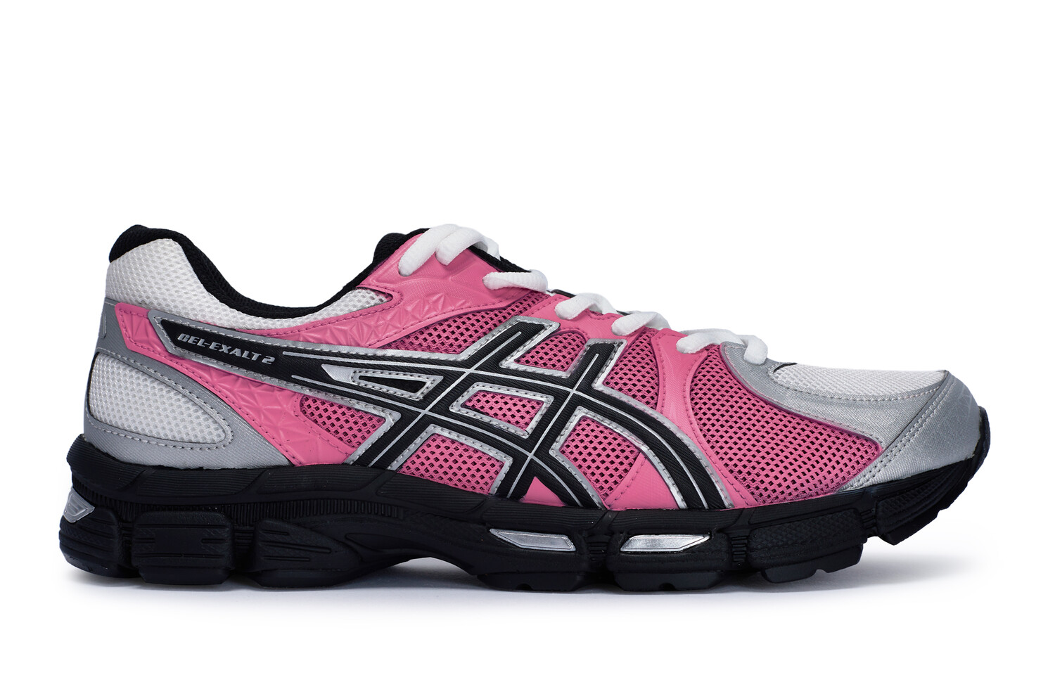 Кроссовки мужские Gel-Exalt 2 с низким верхом розового/серебристого цвета Asics — фото 3