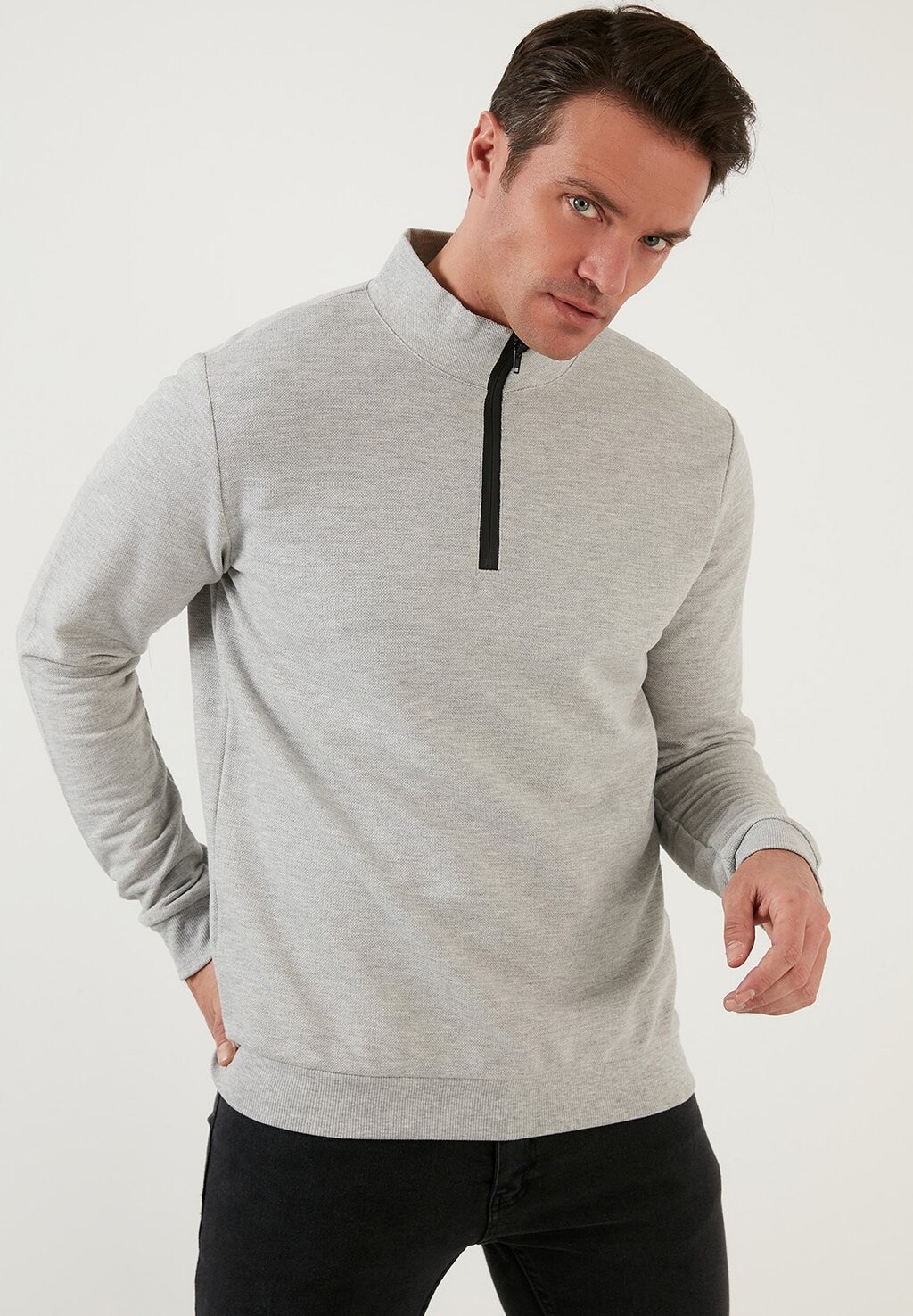 

Толстовка REGULAR FIT Buratti, цвет grey melange