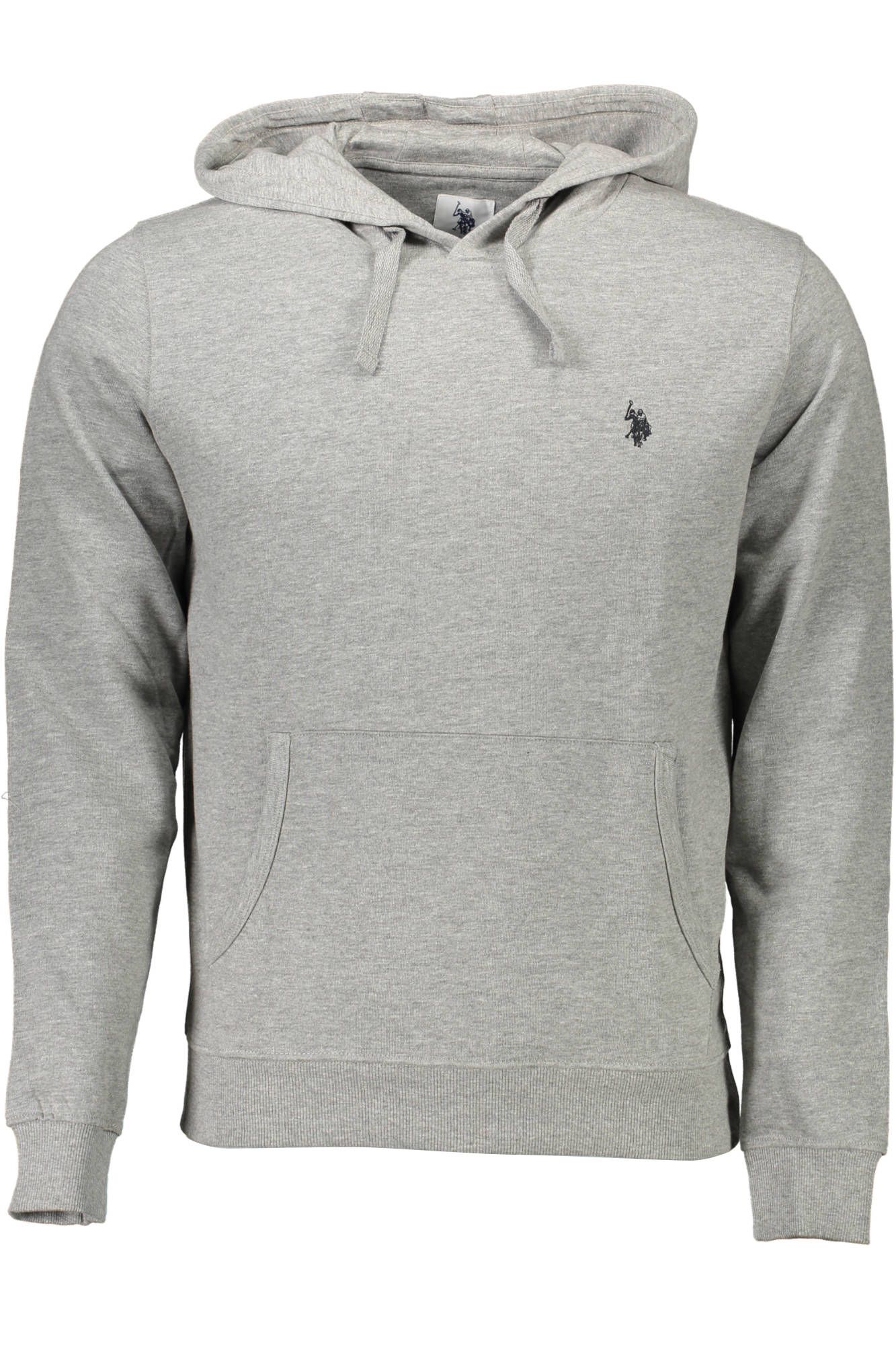 

Серый хлопковый мужской свитер U.S. Polo Assn.