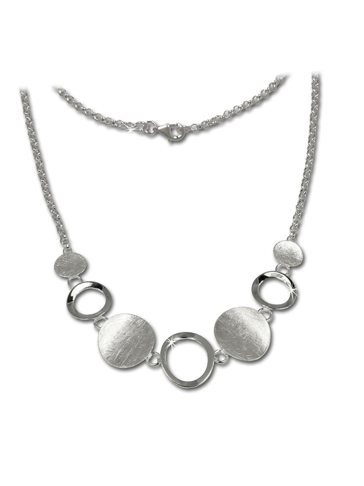 

SilberDream Женское колье SilverDream из серебра 925 пробы, с узором в виде листьев, приблизительно 45,2 см