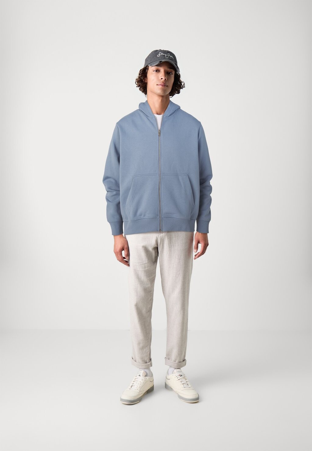 

Толстовка на молнии JPRBLUHARVEY ZIP HOOD UNISEX Jack & Jones, серый