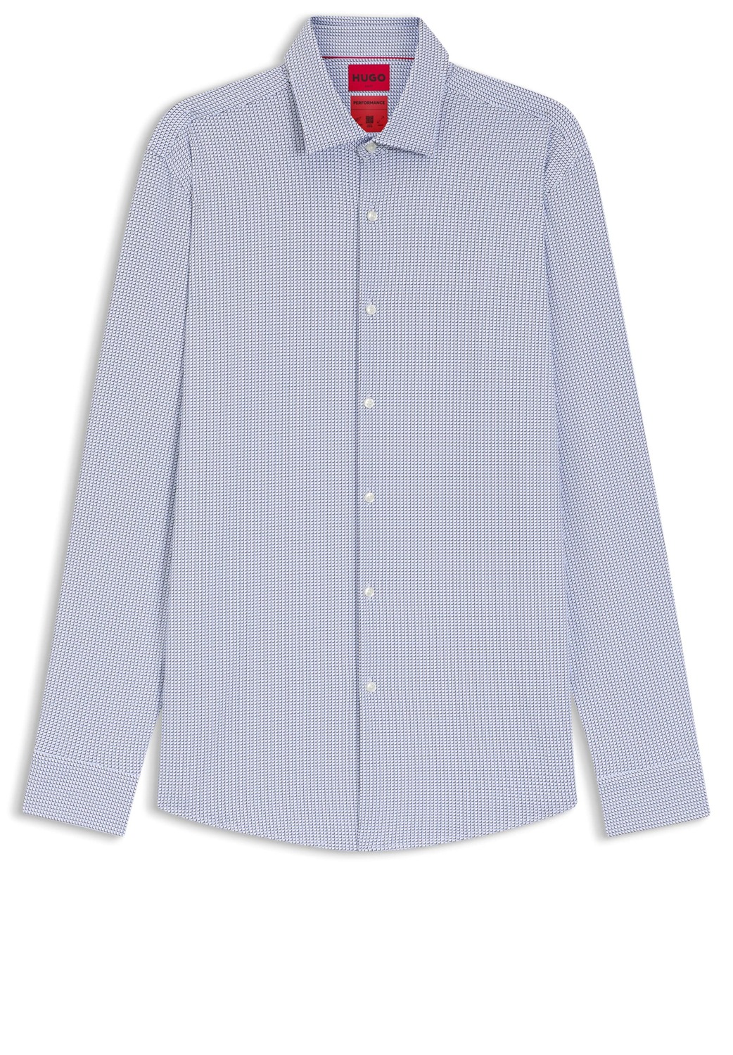 

HUGO Рубашка 'Kenno' с пуговицами, синяя, Regular fit