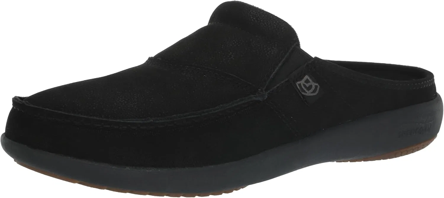 Мужские нубуковые тапочки Spenco Siesta, Black