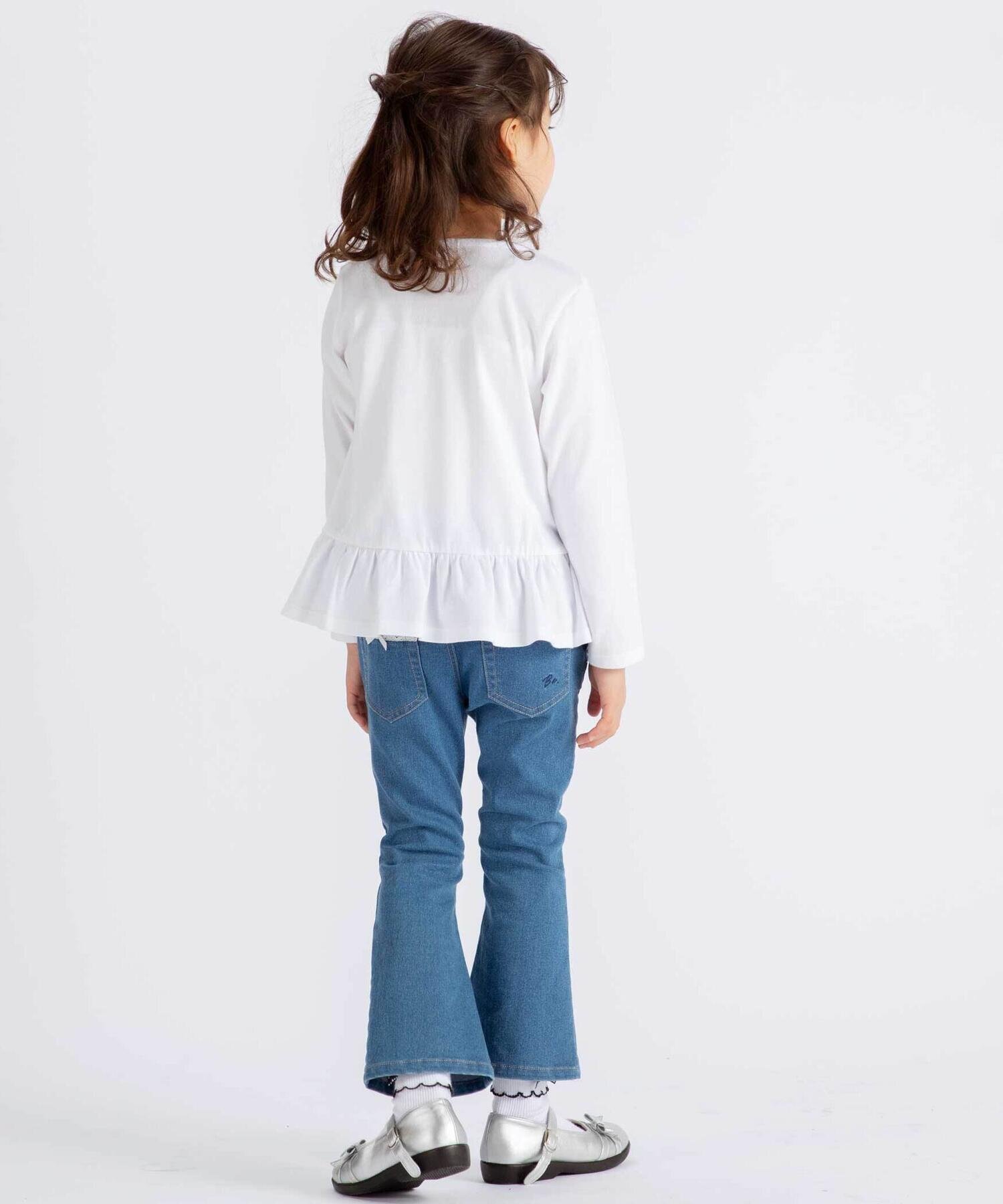Длинные джинсы-клеш из джоггеры (90–160 см) BeBe, Blue — фото 3