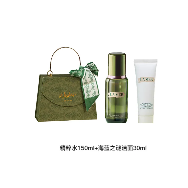 LA MER Набор сывороток Mori Style Box Essence для увлажнения и питания кожи, New Version Essence Water 150ml+La Mer Cleanser 30ml