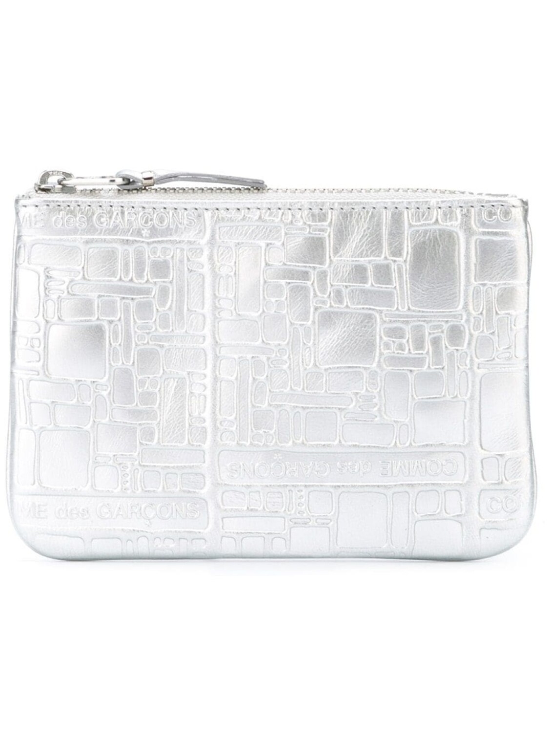 

Кошелек с тиснением Comme Des Garçons Wallet, металлик