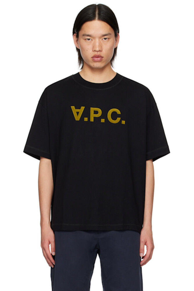 

Черная футболка большого размера Grand 'VPC' A.P.C.