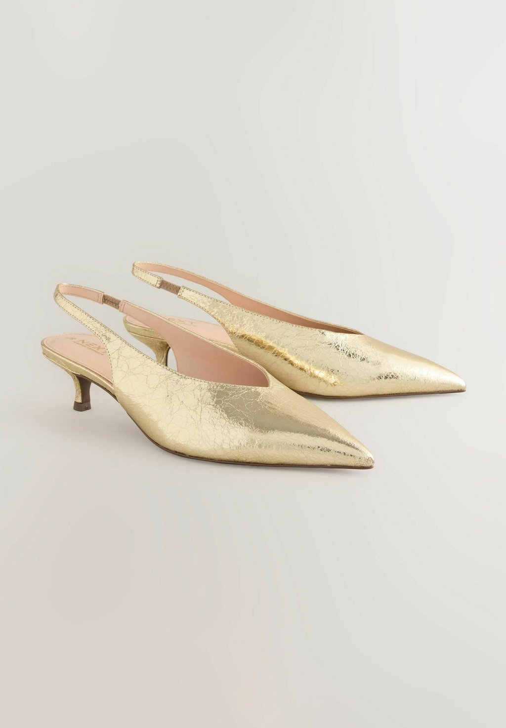 Классические туфли на каблуке STANDARD WIDE FIT - FOREVER COMFORT POINT TOE LOW WIDE Next, цвет Mottled Yellow — фото 2