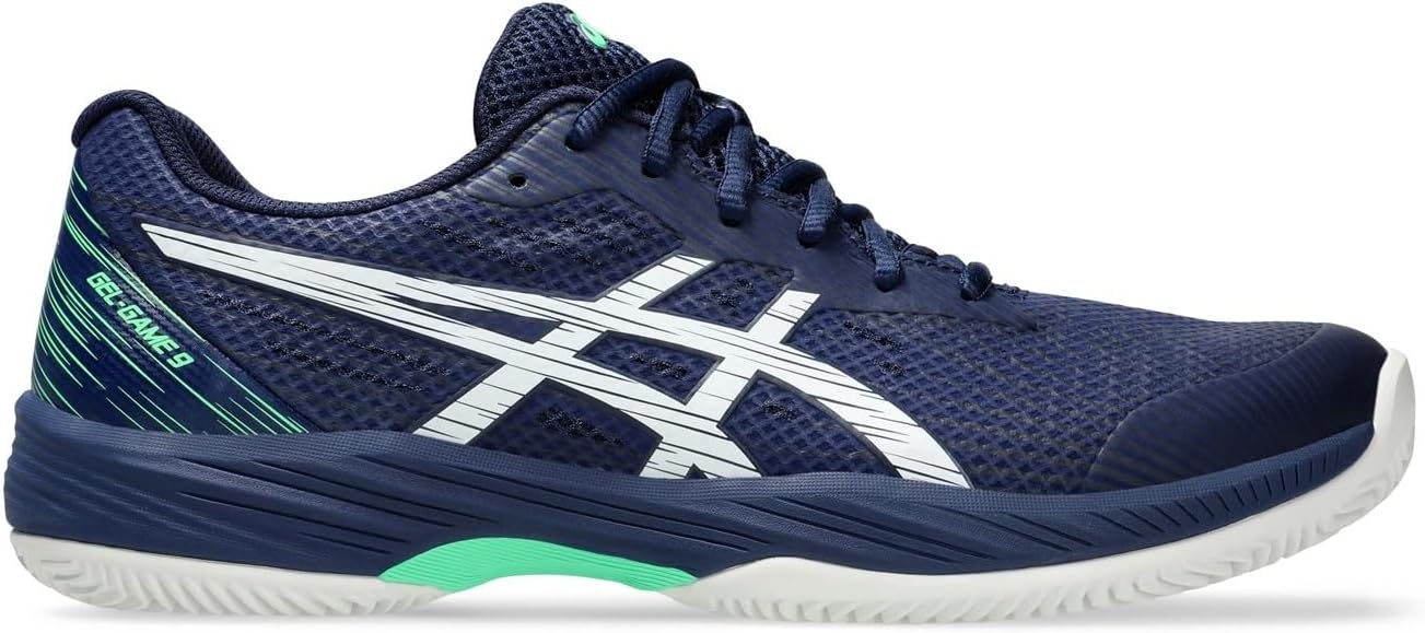 

Мужские теннисные кроссовки ASICS Gel-Game 9 для пинг-понга, белый/голубой