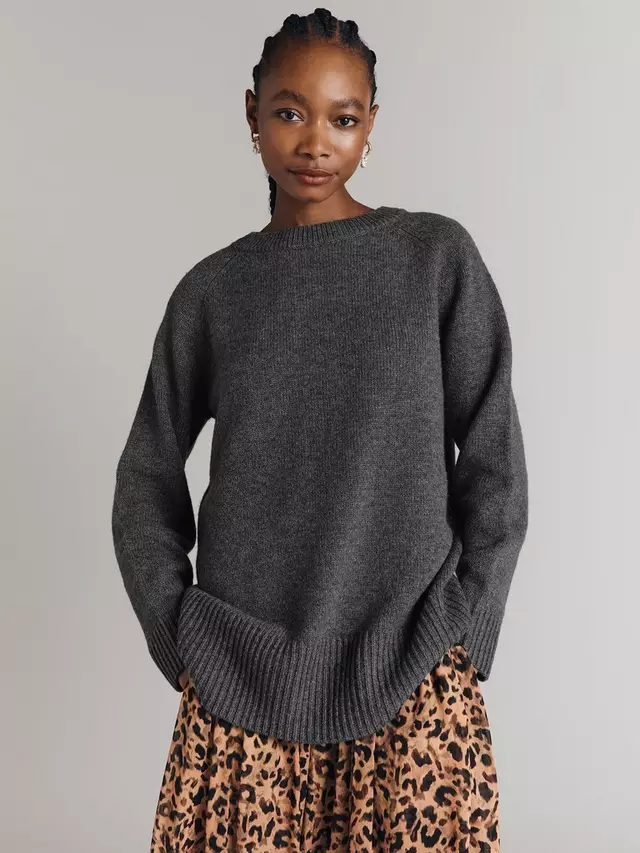 

Джемпер Ghost Arleen Wool Blend, цвет dark grey