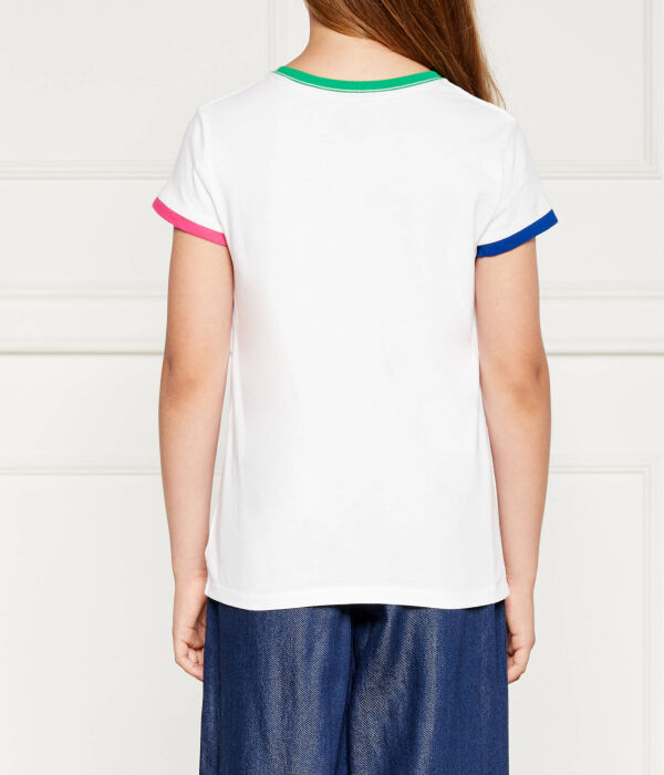 Футболка Polo Ralph Lauren Ssbearcn-Knit, белый — фото 4