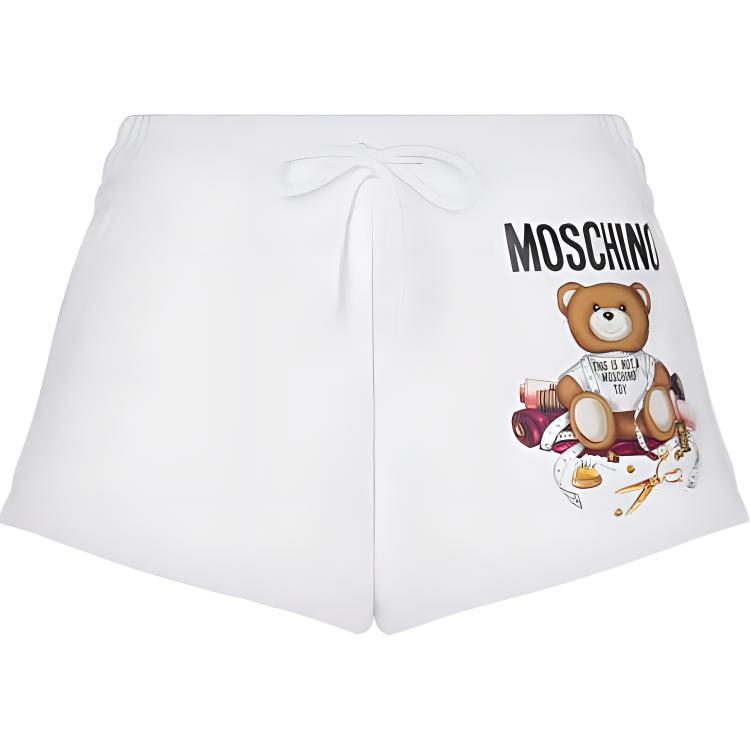 

Повседневные шорты женские белые MOSCHINO