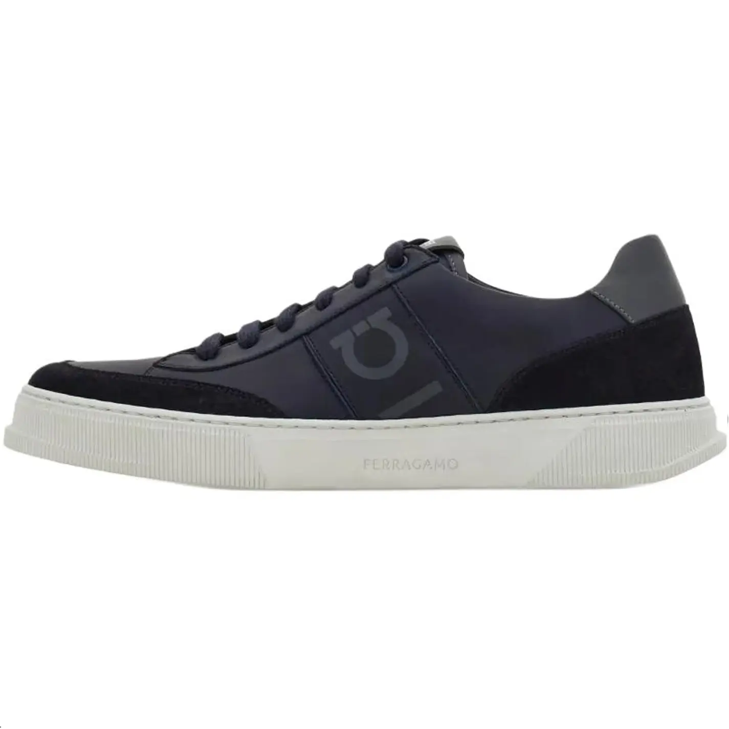 Ferragamo Alaska Gancio Low top скейтборд обувь мужские dark blue — фото 3