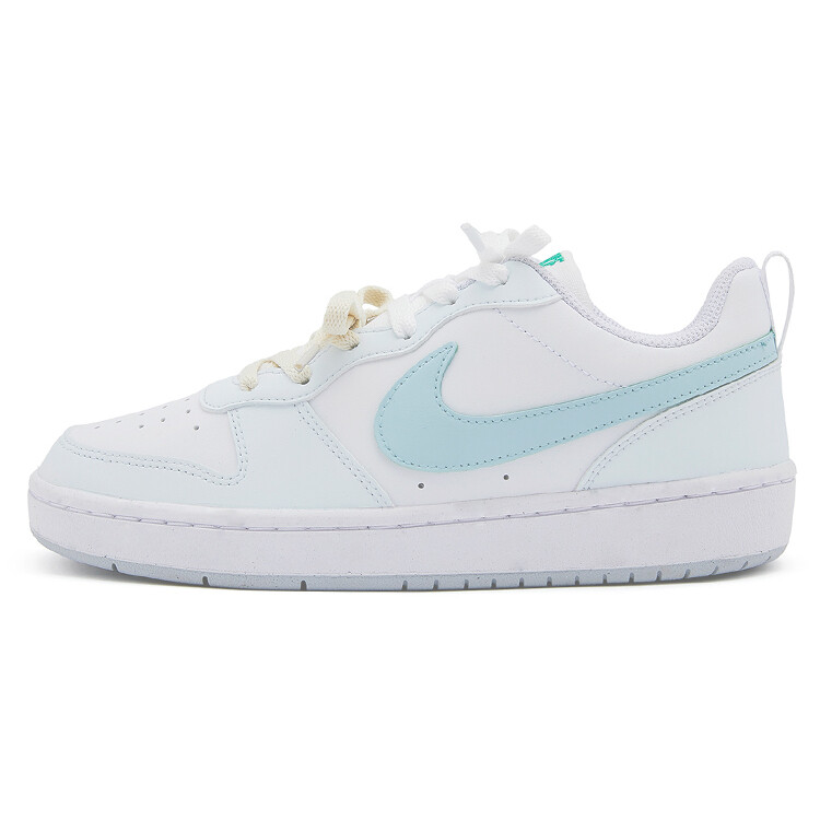 

Кроссовки Nike Court Borough Skateboarding Shoes Women's Low-top White/Gray/Blue, серый/синий